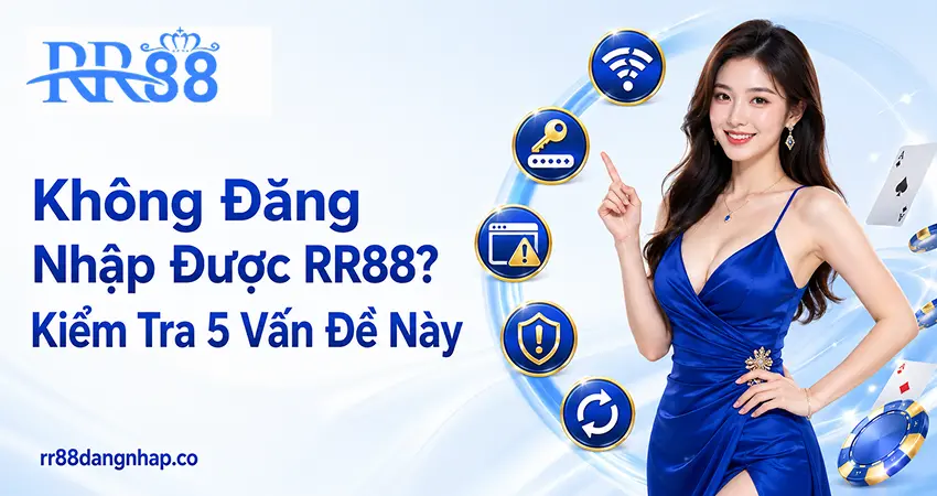 Không Đăng Nhập Được RR88? Kiểm Tra 5 Vấn Đề Này